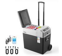 VEVOR Glacière Électrique Réfrigérateur Portable Voiture Maison 50 L avec Roues