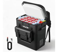 VEVOR Glacière Électrique Voiture 12/24 V CC 13 L, Réfrigérateur Portable Dorsal, pour Camping Voyage Plage Pêche Caravane Bateau, Mini Frigo à Compresseur Amélioré, Température Réglable -6 °C à 10 °C