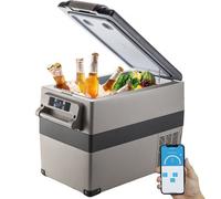 Glacière Électrique Voiture VEVOR 45W, Réfrigérateur Portable à Compression,40,5L, Mini Frigo, 69x35x46 cm, Glacière Électrique