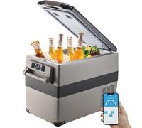VEVOR Glacière Électrique Voiture 45 L Réfrigérateur Portable à Compression | Glacière Électrique 60 W, Mini Frigo, 69,3x34,5x45,6 cm Mini Congélateur Compresseur pour Maison/Voiture/Camping