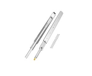 VEVOR Glissière de tiroir à extension complète, 1 paire, coulisse de tiroir verrouillable, 1016 mm, capacité de charge 226,8 kg, rail coulissant à montage latéral avec roulement à billes et verrou