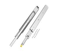 VEVOR Glissière de tiroir à extension complète, 1 paire, coulisse de tiroir verrouillable, 762 mm, capacité de charge 226,8 kg, rail coulissant à montage latéral avec roulement à billes et verrou