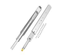 VEVOR Glissière de tiroir à extension complète, 1 paire, coulisse de tiroir verrouillable, 812 mm, capacité de charge 226,8 kg, rail coulissant à montage latéral avec roulement à billes et verrou