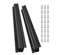 VEVOR Glissières de Tiroir sous Escalier, 800 mm, Coulisses de Tiroir à Roulement à Billes à Extension Complète, Capacité de Charge 117 kg, Rails d'Armoire Inférieur Robustes, pour Bricolage, Noir