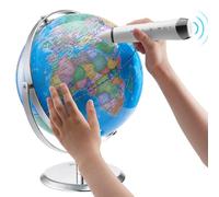 VEVOR Globe terrestre parlant, 228,6 mm, globe interactif pour apprentissage précoce des enfants, globe éducatif avec stylo intelligent, veilleuse LED, interface USB, pour garçons, filles (en anglais)