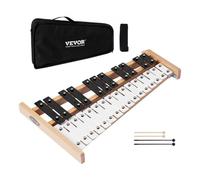 VEVOR Glockenspiel 27 Notes, Instrument de Percussion Professionnel, avec Touches en Métal, 4 Maillets, Sac de Transport, Kit d'Instruments de Musique, pour Débutants, Adultes, Interprétation Morceaux