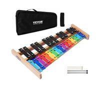 VEVOR Glockenspiel 27 Notes, Instrument de Percussion Professionnel, avec Touches Métal Colorées, 4 Maillets, Sac de Transport, Instrument de Musique, pour Débutants, Adultes, Interprétation Morceaux