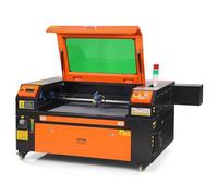 VEVOR Graveur Laser CO2 80 W Machine de Gravure Découpe Table de Travail 500x700 mm Vitesse Gravure 0-800 mm/s Découpe 0-500 mm/s Épaisseur Gravure 20 mm pour Bois Acrylique Verre 142,7x86,5x64,1 cm
