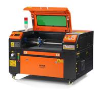 VEVOR Graveur Laser CO2 Machine de Gravure Découpe 50 W Zone Travail 300x500 mm