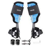 VEVOR Griffe Élagage Charge 159 kg Grimpette Élagage Hauteur Réglable 39-44 cm Crampons d'Escalade d'Arbres Éperons Escalade Acier Arboriste pour Cueillette de Fruits, avec Sangles Auto-agrippantes