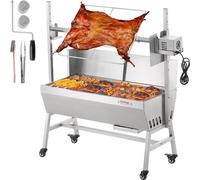 VEVOR Barbecue Rôtissoire Électrique Gril 42 W Charge 61 kg pour Porcelet Agneau
