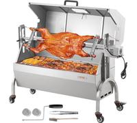 VEVOR Barbecue à Cochon de Lait Agneau Rôtissoire Électrique 52 W 90 kg Camping