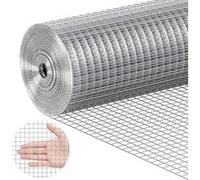 VEVOR Grillage 61cmx762cm Treillis à Maillage 1,27x1,27cm Pour Cages à Lapins Jardin