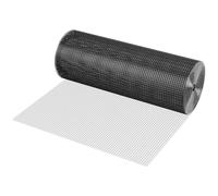 VEVOR Grillage Métallique Noir Maille 1,27 cm Rouleau Grillage à Poule Clôture Soudé Fil en Fer Galvanisé Revêtement Vinyle PVC 61 cm x 15,2 m Calibre 19 pour Jardin Enclos Poulaillers Cage Animaux