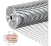 VEVOR SS14144850G Hardware Cloth Treillis métallique, Argent, 6,35 x 6,35 mm
