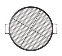 VEVOR Grille de Cuisson 76 cm de Diamètre Grille de Barbecue Ronde en Acier Capacité de Charge de 20 kg Matériel Ustensile avec Marque en X pour Foyer Braséro BBQ Grillade Pique-Nique Camping Jardin