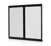 VEVOR Grille de porte d'entrée de camping-car 571,5 x 508 mm, protection d'écran pour porte RV en alliage d'alu, renforcée et respirante, facile à installer et démonter, pour animaux compagnie, noir