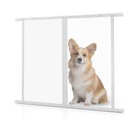 VEVOR Grille de porte d'entrée de camping-car 800 x 723,9 mm, protection d'écran pour porte RV en alliage d'alu, renforcée et respirante, facile à installer et démonter, pour animaux compagnie, blanc