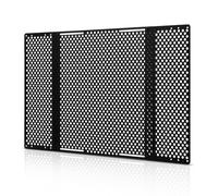 VEVOR Grille de porte d'entrée de camping-car réglable 558,8-800 mm, protection d'écran pour porte RV en fer, trous renforcés respirants en nid d'abeille, facile à installer, pour animaux compagnie