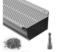 VEVOR Grille de Protection Pare-feuilles pour Gouttières 152 mm Longueur 31,7 m