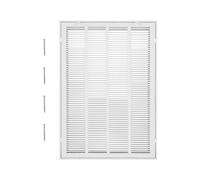 VEVOR Grille de Retour d'Air pour Ouverture de Conduit 50,5x75,5 cm, Grille de Ventilation de Retour d'Air Murale, en Acier Revêtement en Poudre, pour Amélioration de la Ventilation, Filtre Non Inclus