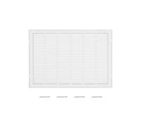 VEVOR Grille de Retour d'Air pour Ouverture de Conduit 75,5x50,5 cm, Grille de Ventilation de Retour d'Air Murale, en Acier Revêtement en Poudre, pour Amélioration de la Ventilation, Filtre Non Inclus