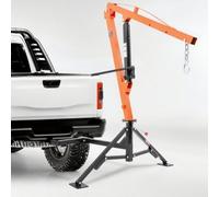 VEVOR Grue hydraulique pour camionnette, capacité de 450 kg, grue montée sur attelage avec 3 capacités de flèche de 227 kg, 340 kg, 450 kg, pour le levage de marchandises dans la construction, l'usine