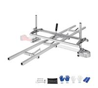 VEVOR Gruminette Moulin à Scie à Chaîne de 355-914 mm Scierie Mobile et Guidage de Scie à Rail pour Tronçonneuse en Aluminium 274 cm Portable Sciage de Planches de Bois pour Menuisiers Charpentiers