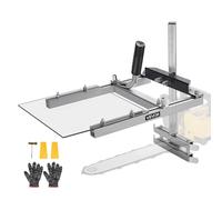 VEVOR Gruminette pour Tronçonneuse 41-51 cm Scierie Mobile Portative Coupe Transversale, Épaisseur de Coupe 5,08-300 mm, avec Plaque Protection Transparente, Moulin à Scie à Chaîne pour Couper Bûches