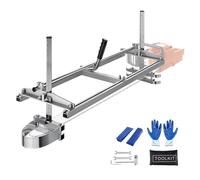 VEVOR Gruminette Scierie Mobile Portable 355-914 mm Barre de Guidage en Acier Galvanisé avec Épaisseur de Coupe 5,08-300 mm Coupe Transversale Moulin à Scie à Chaîne de Tronçonneuse pour Constructeurs