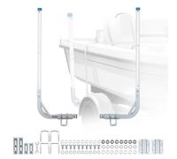 VEVOR Guide de Remorque de Bateau Réglable en Hauteur 775 mm/1205 mm, Guide de Chargement pour Remorque en Acier Haute Dureté, pour Jet-ski Bateau de Pêche et Petits Voiliers, avec Tubes en PVC