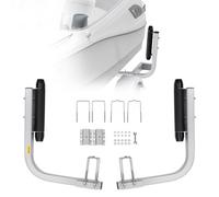 VEVOR Guides 52 cm Rails de Remorque de Bateau, Largeur Réglable de 19 cm Unisex-Adult, Argenté, 500 x 520 mm