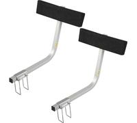 VEVOR Guides de Remorques de Bateaux 53,5 cm Largeur Réglable de 33 cm Guide de Mise à l’Eau en Acier avec Rembourrage de Protection pour Petit Bateau de Pêche Dériveur Bateau Pneumatique