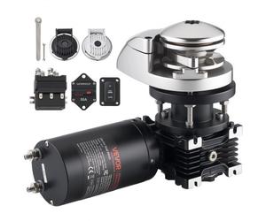 VEVOR Guindeau Électrique, 12 V CC, Guindeau Ancre de Bateau 6-11 m, Traction Maximale 320 kg, 600 W, Compatible avec Chaîne 6,35 mm ou Corde Nylon 14 et 16 mm, Construction en Acier Inoxydable 316