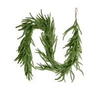 VEVOR Guirlande de Noël, 1,5 m, Guirlande de Pin Norfolk Artificiel, Décoration de Noël Verte, pour Intérieur, Extérieur, sur Table, Manteau de Cheminées, Cheminées, à Suspendre, à Poser, Couronnes