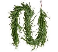 VEVOR Guirlande de Noël 182,8cm Luxuriante Dense et Réaliste pour Intérieur Vert Vert