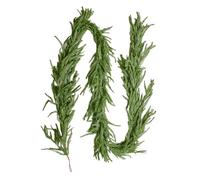 VEVOR Guirlande de Noël, 2,7 m, Guirlande de Pin Norfolk Artificiel, Décoration de Noël Verte, pour Intérieur, Extérieur, sur Table, Manteau de Cheminées, Cheminées, à Suspendre, à Poser, Couronnes