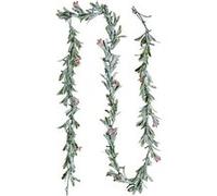 VEVOR Guirlande de Noël 275cm Résistante à la Décoloration et à la Corrosion Avec LED Vert