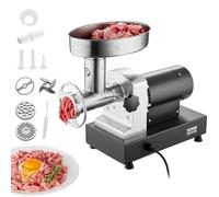 VEVOR Hachoir à Viande Électrique Commercial Poussoir à Saucisses 4,1 kg/min