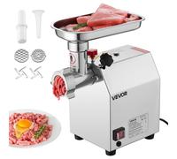 VEVOR Hachoir à viande électrique poussoir à saucisses commercial 2,04 kg/min