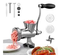 VEVOR Hachoir à Viande Manuel en Acier Inoxydable avec Serre-Joint de Table