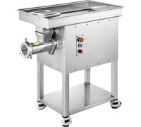 VEVOR hachoir commercial 9,98 kg/min hachoir électrique 2200 W avec lames & plaques de broyage, machine à saucisses, hachoir commercial en acier inoxydable pour cuisine restaurant boucherie
