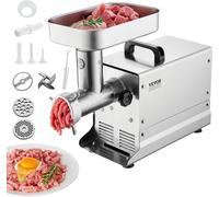VEVOR Hachoir à Viande Électrique Commercial Poussoir à Saucisses 2,3 kg/min