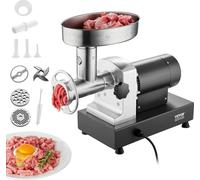 VEVOR Hachoir à Viande Électrique Commercial Poussoir à Saucisses 4,1 kg/min