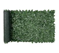 VEVOR Haie Artificielle 99x249 cm Brise Vue Clôture de Lierre Artificiel Intimité Support en Tissu Maillé et Joint Renforcé Déco Fausses Feuilles pour Jardin, Extérieur, Cour, Balcon, Terrasse, Patio