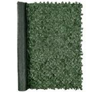 VEVOR - Haie Artificielle Brise Vue Clôture Lierre Rouleau Tissu Maillé 244x183 cm Vert
