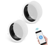 VEVOR Haut-parleurs de plafond Bluetooth mural encastré 2PCS 16,5 cm 6,5'' 150 W