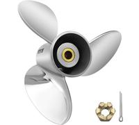 VEVOR Hélice Hors-bord, Hélice de Remplacement pour Bateau OEM 3860709, 3 Pales, Diam. 36,8 x Pas 53,3 cm, en Alu, Compatible avec Volvo Penta SX Drive Tous les Modèles, avec Cannelures 19 Dents, RH