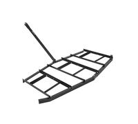 VEVOR Herse Traînée 2150 mm Râteau Niveleur Remorquable d'Allée de Gravier en Acier Q235 avec Barres Réglables, Capacité Charge 22,7 kg, Outil de Nivellement pour VTT, UTV, Tracteur de Pelouse Jardin