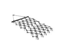 VEVOR Herse Traînée à Chaîne 2250x1140 mm Niveleur d'Allée avec 69 Dents Acérées, Nivellement de Paysage, Préparation de Terrain Gazon, Herse Remorquable pour Tracteur, VTT, UTV, Allée Gravier, Ferme